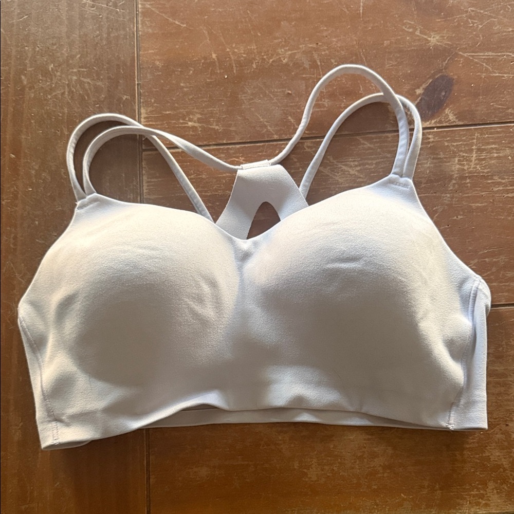 All in motion lilac strappy sports bra large